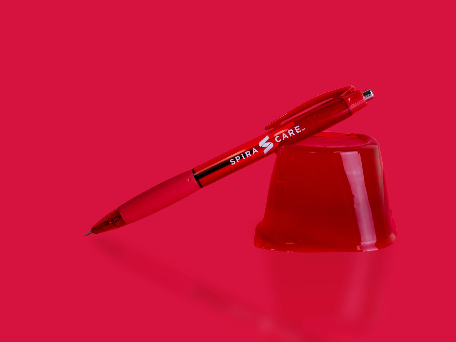 VP Gel red pen in jello (#252)