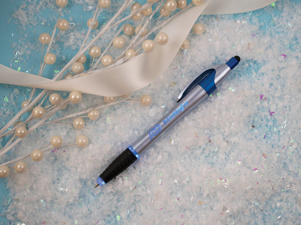 Javalina Glow pen on snow