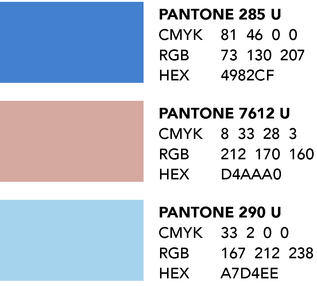 Hub's color palette